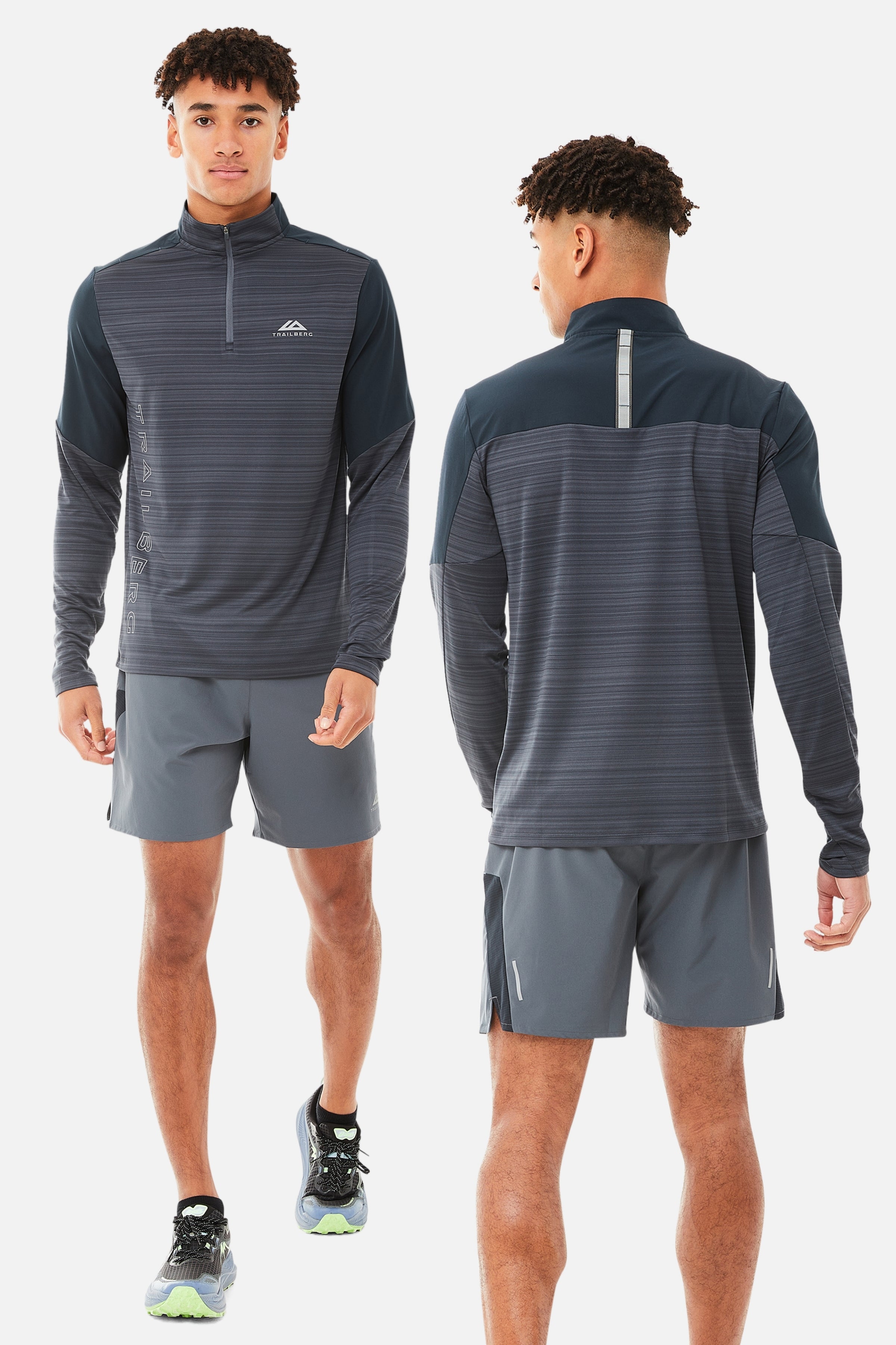 AW24 TRIATHLON QUARTER ZIP SET - OMBRE BLUE